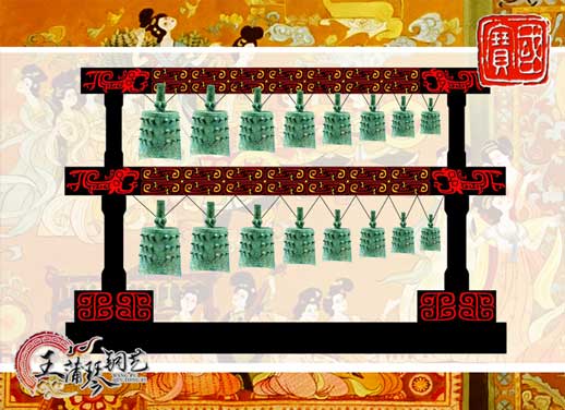 16件晉侯穌青銅編鐘，西周時期編鐘編磬