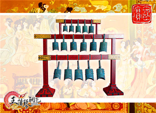 16件套系編鐘、編磬、特鐘、特磬，堂廟祭典用品