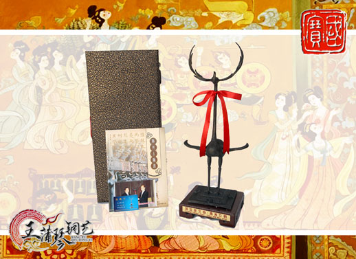 鹿鶴、鹿角立鶴、國寶級文物、隨州市標(biāo)、八藝節(jié)標(biāo)志、隨州特色禮品